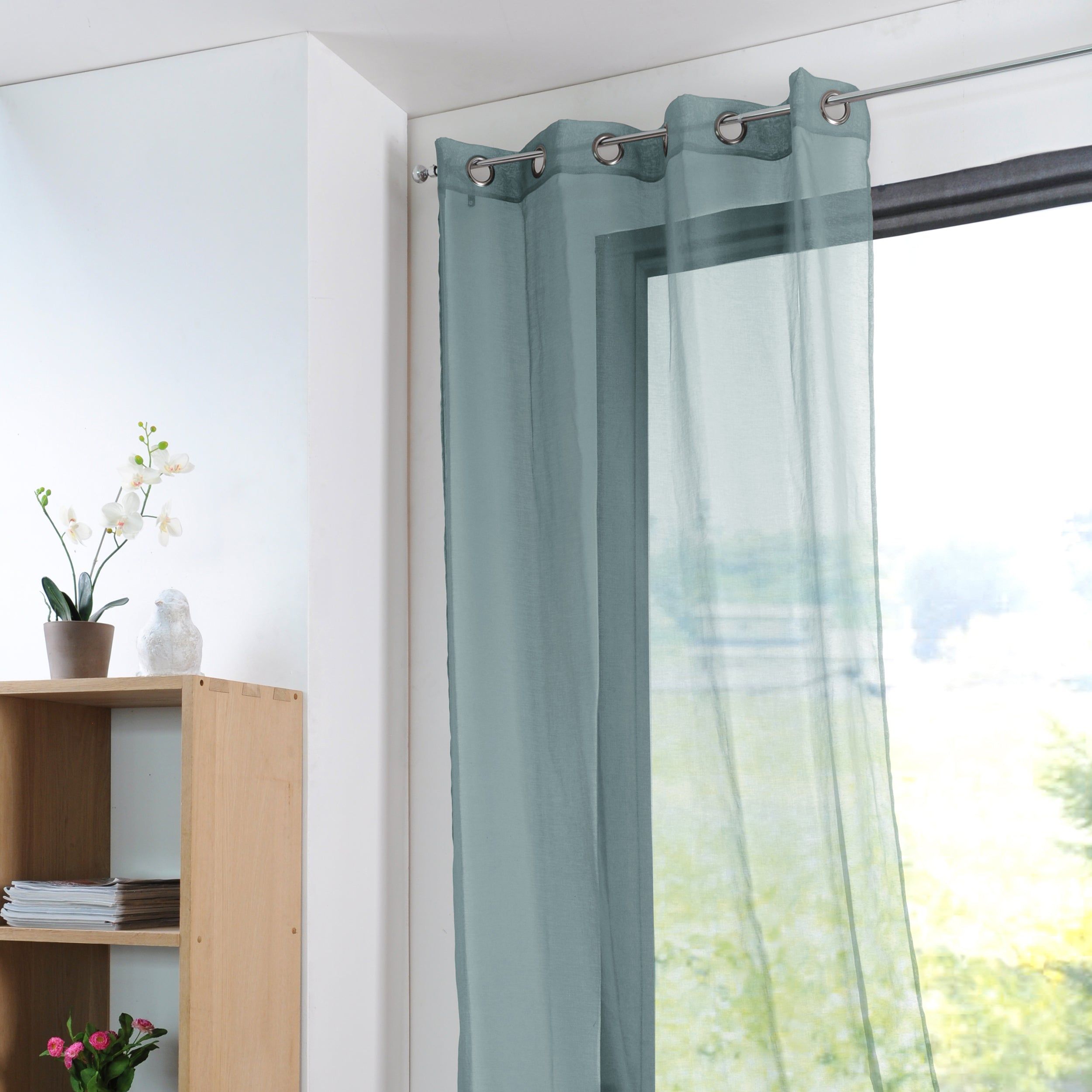 STOF - Tenda Monna Voile Eucalipto Linea Lovely Casa 140x280 cm